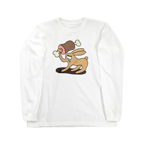 肉食系ウサギ Long Sleeve T-Shirt