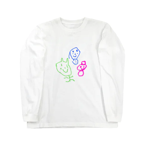 子供画伯【冬】 Long Sleeve T-Shirt