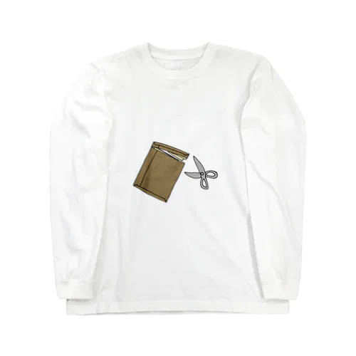 中身ごと切った封筒 Long Sleeve T-Shirt