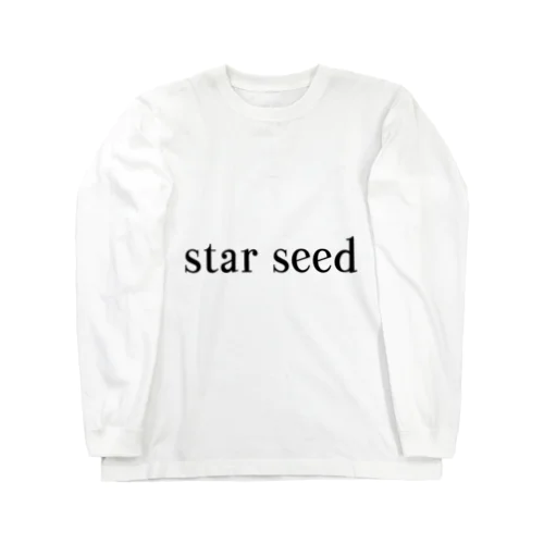 シンプル　star seed デザイン Long Sleeve T-Shirt