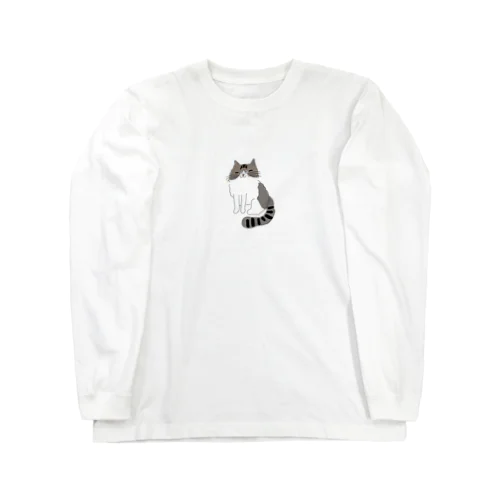 しっぽしましま猫ちゃん Long Sleeve T-Shirt