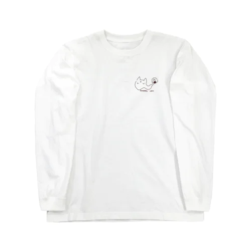 吸われてるネコロンＴ Long Sleeve T-Shirt