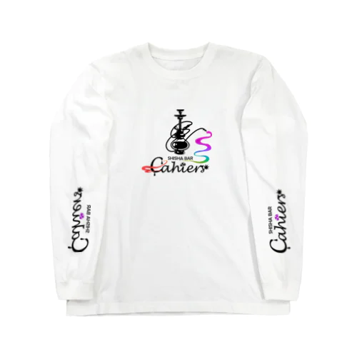 シーシャバー「カイエ」ロゴ（黒Ver.） Long Sleeve T-Shirt