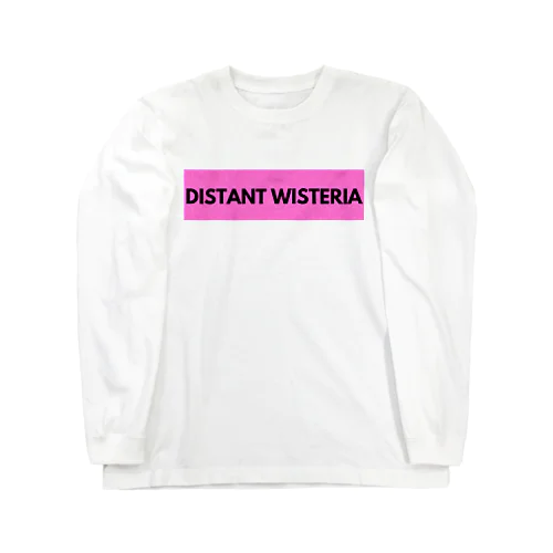 DISTANT WISTERIA ジオメトリックLOGO ロングスリーブTシャツ