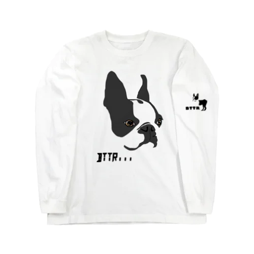 My Boston terrier ロングスリーブTシャツ