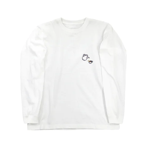 UFOうさぎのコーヒー Long Sleeve T-Shirt