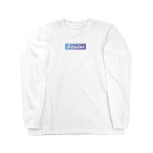 ロゴの下にグラデーション背景 Long Sleeve T-Shirt