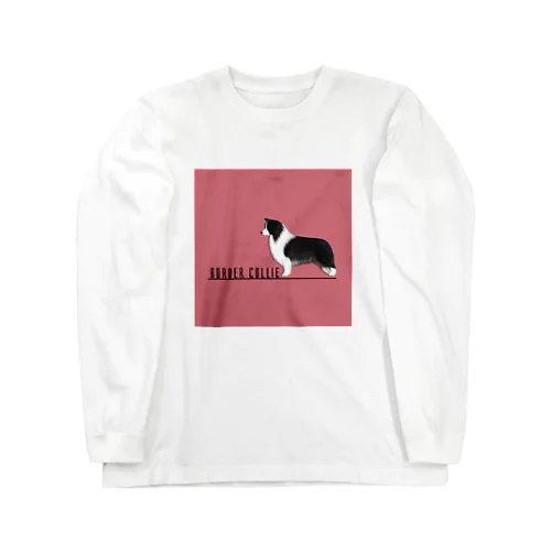 ボーダーコリー　モノクロver Long Sleeve T-Shirt