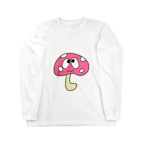 ピンクピンクキノコ Long Sleeve T-Shirt