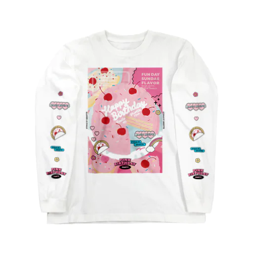 PINK BIRTHDAY PARTY Long Sleeve T-Shirt