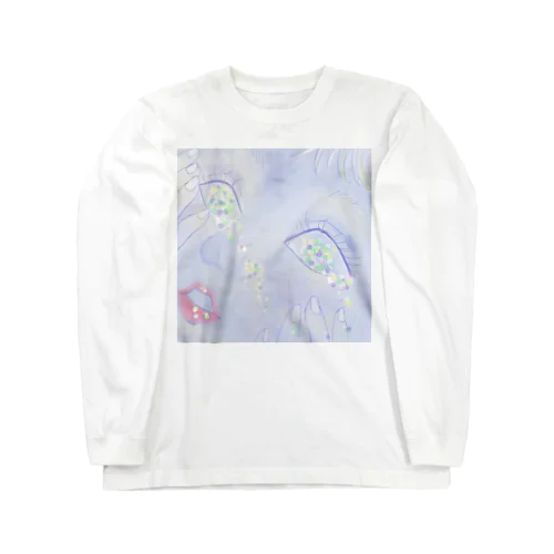 glitter eye Long Sleeve T-Shirt