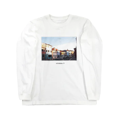 Ottobre.9 / burano，italia ロングスリーブTシャツ