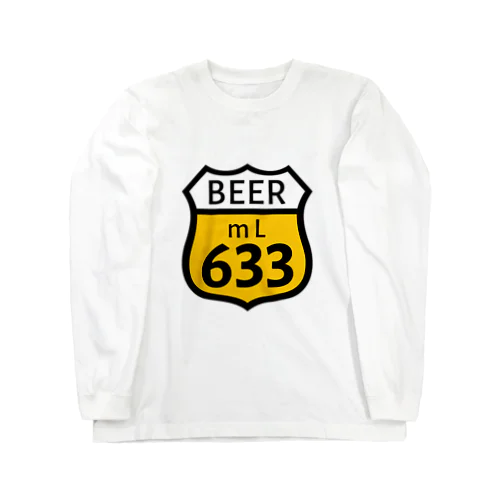 【ROUTE 66風】BEER 633 (瓶なし) ロングスリーブTシャツ