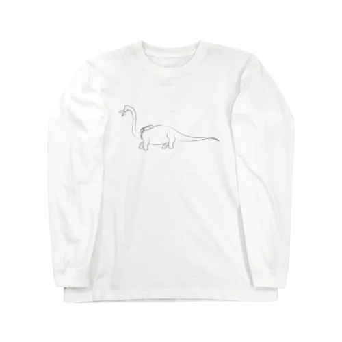 ブラキオサウルス 草食系 ジュラシックランチ Long Sleeve T-Shirt