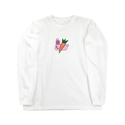 きゃろっとうさぎ。 Long Sleeve T-Shirt