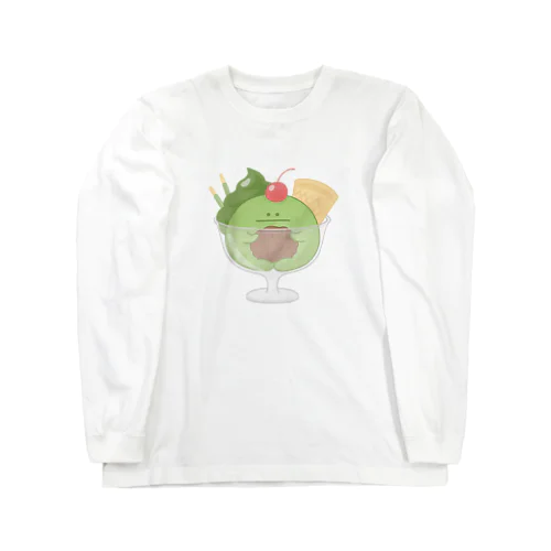 しらたま抹茶パフェ Long Sleeve T-Shirt