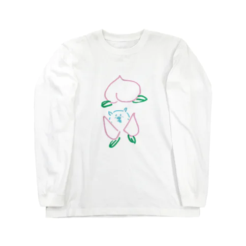 桃から生まれたワソ太郎 Long Sleeve T-Shirt