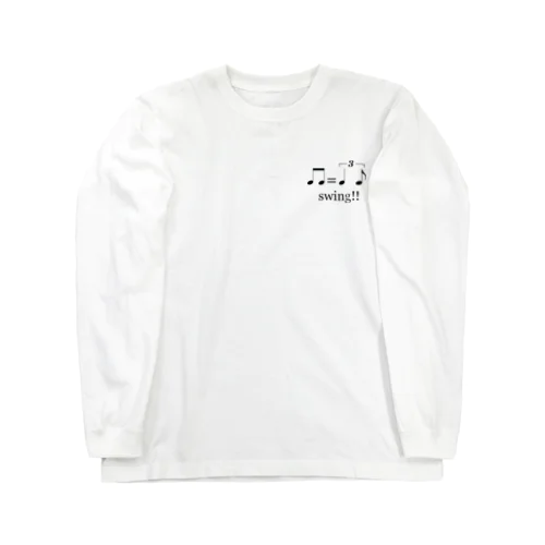 swing! 音楽 Long Sleeve T-Shirt