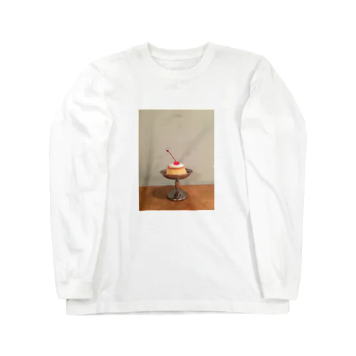 かためのプリン Long Sleeve T-Shirt