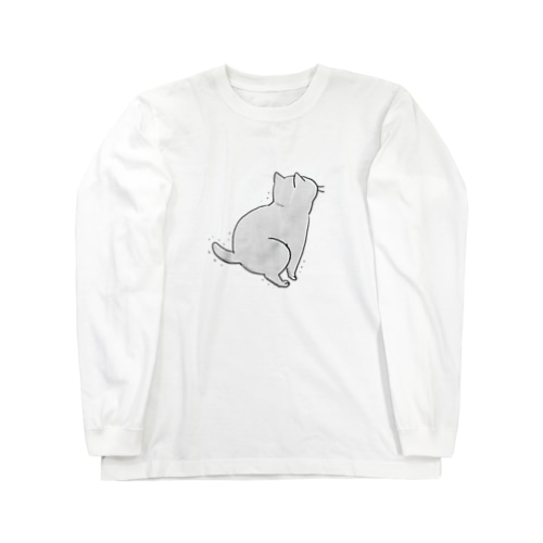 hunbaru猫灰色 Long Sleeve T-Shirt