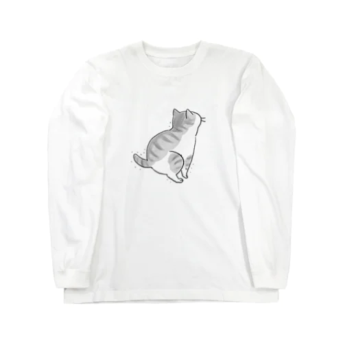 hunbaru鯖トラ白 Long Sleeve T-Shirt