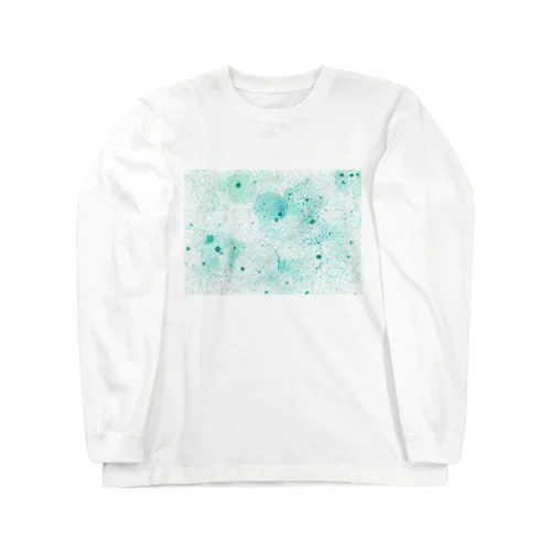 シャボン玉アート　グリーン系 Long Sleeve T-Shirt