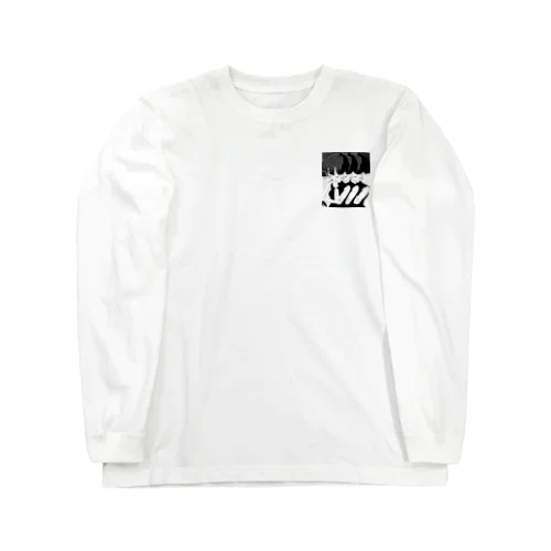 三連美少女 Long Sleeve T-Shirt