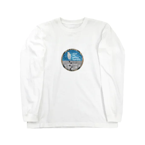 架空企業ロゴ 夢猫工務店 Long Sleeve T-Shirt