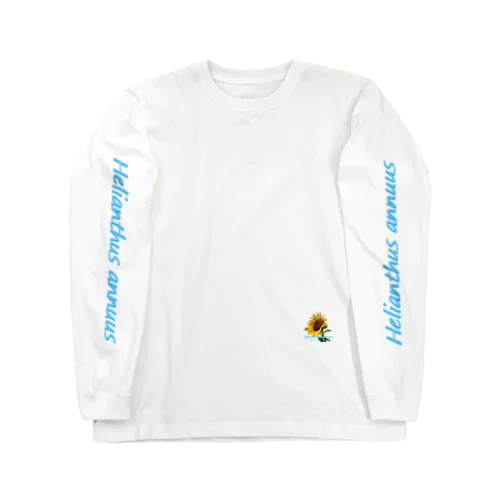 ヒマワリ　sunflowe ロングスリーブTシャツ