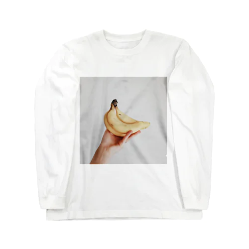 手に持ったバナナ Long Sleeve T-Shirt