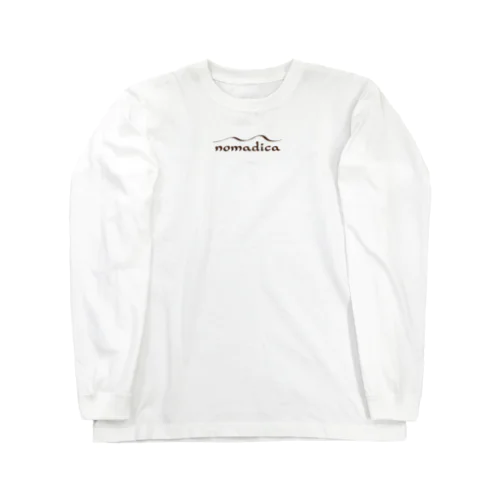 nomadicaロゴ(茶) Long Sleeve T-Shirt