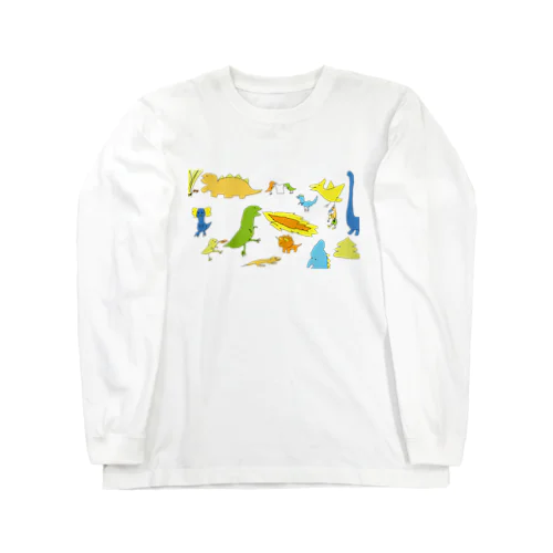 恐竜たち Long Sleeve T-Shirt