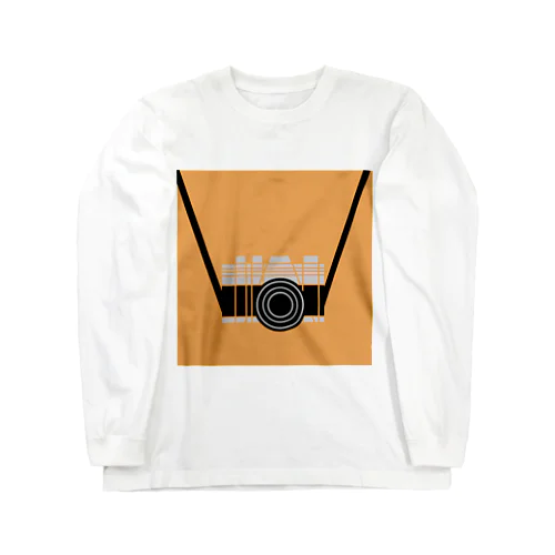 カメラオレンジ ロングスリーブTシャツ