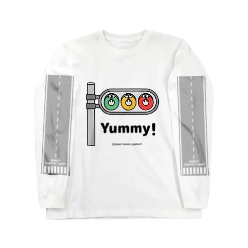 ドーナツ信号機（黒ロゴ）  Long Sleeve T-Shirt