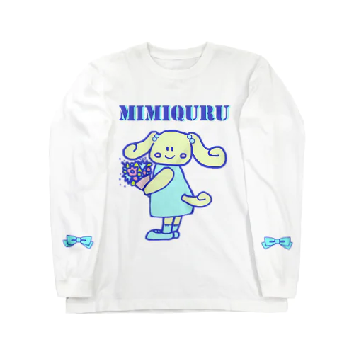 MIMIQURU　ミミキュル　花束💐 ロングスリーブTシャツ