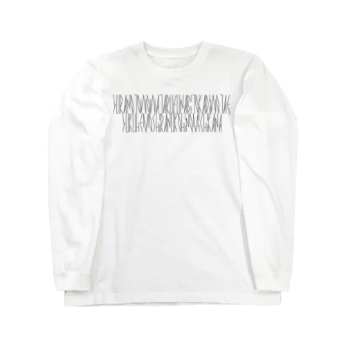 「百人一首 46番歌 曾禰好忠」カナクギフォントL Long Sleeve T-Shirt