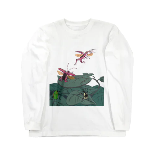 虫蟲戯画　葛場所 Long Sleeve T-Shirt