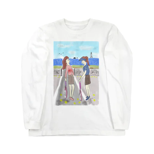 テニスラブペア Long Sleeve T-Shirt