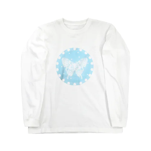 雪の蝶 Long Sleeve T-Shirt