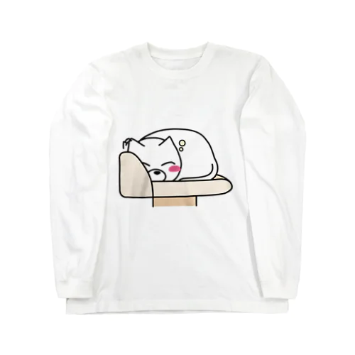 キャットタワーのてっぺん Long Sleeve T-Shirt