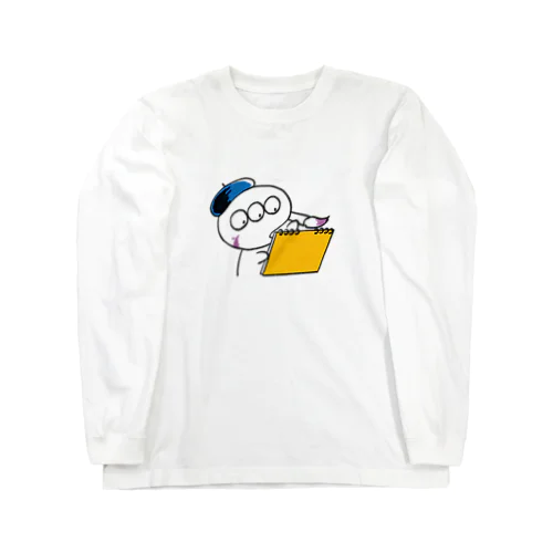 パレットくん（スケッチ） ロングスリーブTシャツ