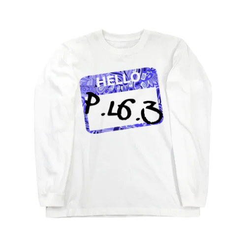 Hello P.L6.3【ステンドグラス風】 ロングスリーブTシャツ