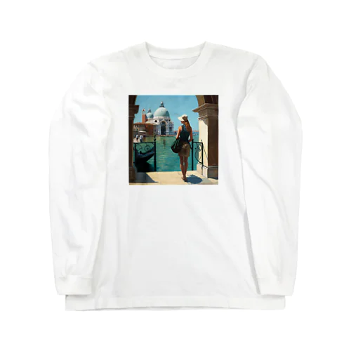 イタリアと女性 Long Sleeve T-Shirt