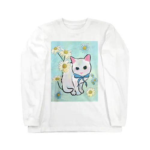 オッドアイしろねこ Long Sleeve T-Shirt