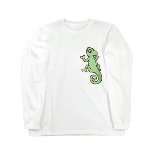 カメレオンが付いてるよ Long Sleeve T-Shirt