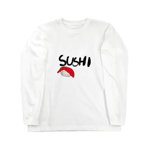 SUSHIスシ(マグロ) ロングスリーブTシャツ