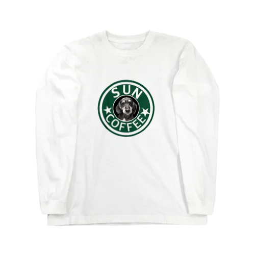 ミニチュアダックスフンド(スタバ風、SUN) Long Sleeve T-Shirt