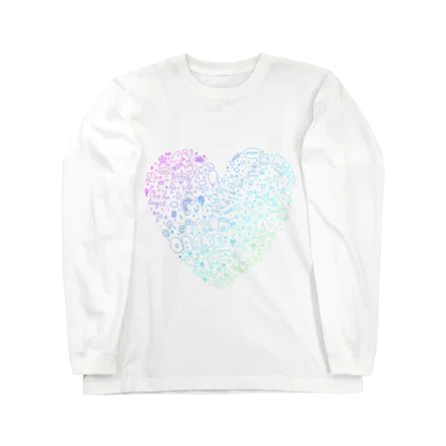 ごちゃごちゃしてるやつ。ユニコーンver. Long Sleeve T-Shirt