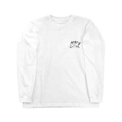 Mary Lou メル手形 ロゴ Long Sleeve T-Shirt