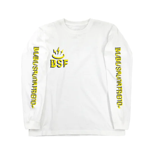 BILIBILI SAUNA FRIENDs ロングスリーブTシャツ ブルー Long Sleeve T-Shirt